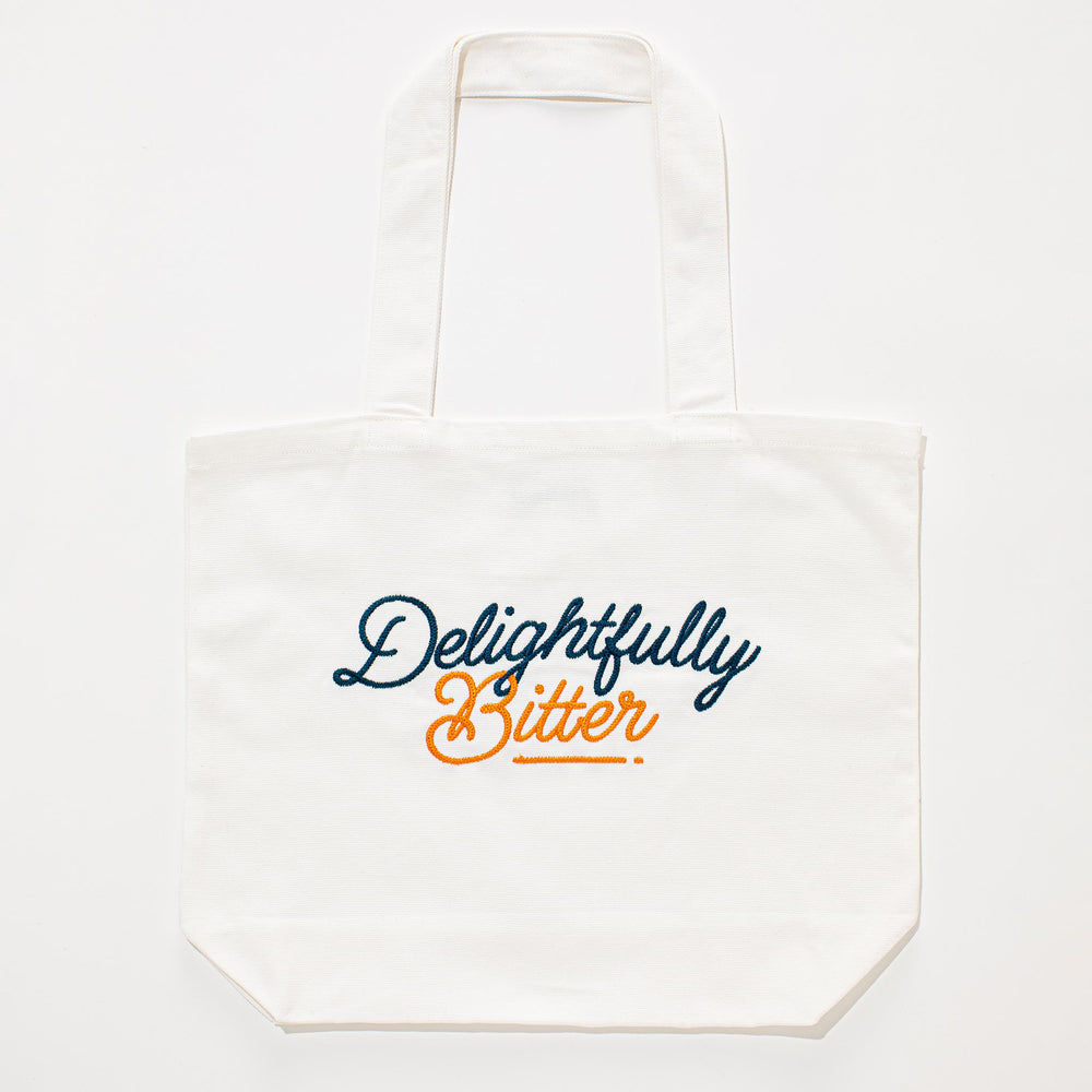 Delightfully Bitter Embroidered Tote