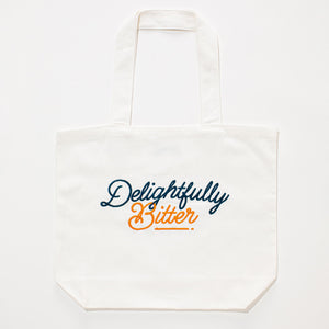 Delightfully Bitter Embroidered Tote